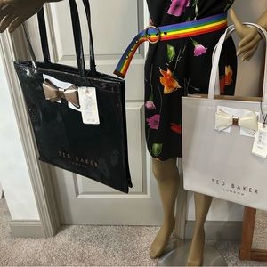 Ted Baker London Alacon Medium Tote in Black and Grey